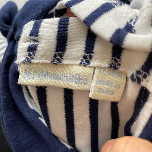 Jojo maman sailor striped bebe dress 12-18 months - Picture 3 of 4